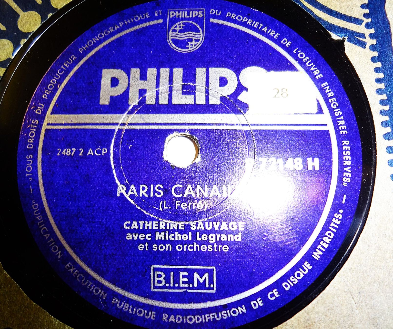 Dischi in vinile: 35 Schellackplatten französische Chanson, div. Interpreten – Usato da Hemishofen venduto da Phonomandy 4