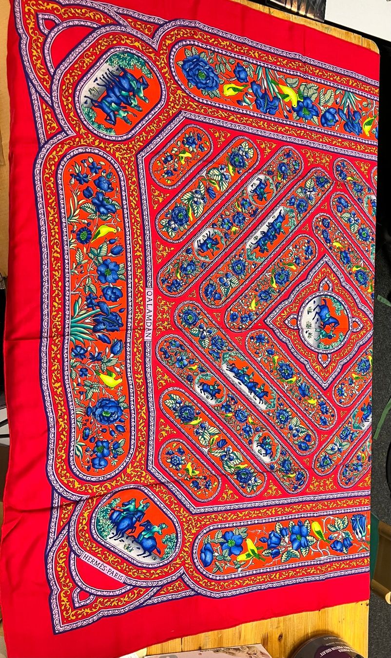 Hermès Foulard & Sciarpe: Carré Qalamda Catherine Baschet - Hermès – Usato da Biel/Bienne venduto da new-life 1