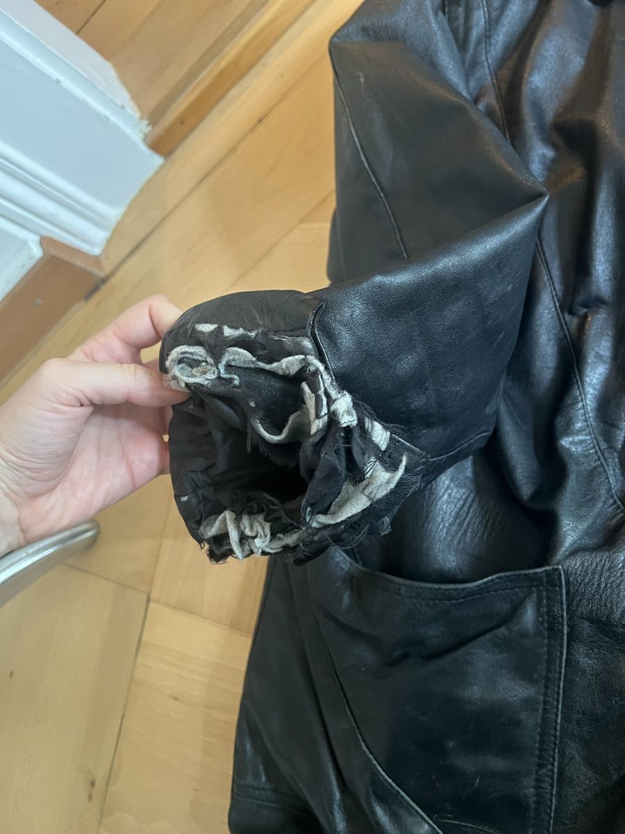 Cappotti: Vintage Leder Mantel, Grösse 44 – Usato da Zürich venduto da romcam 5