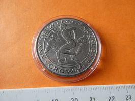 Gibraltar 1991, 1 Crown - Sondermünze Olympiade Barcelona