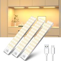 LED 3Stück Warmweiß mit Bewegungsmelder 23cm