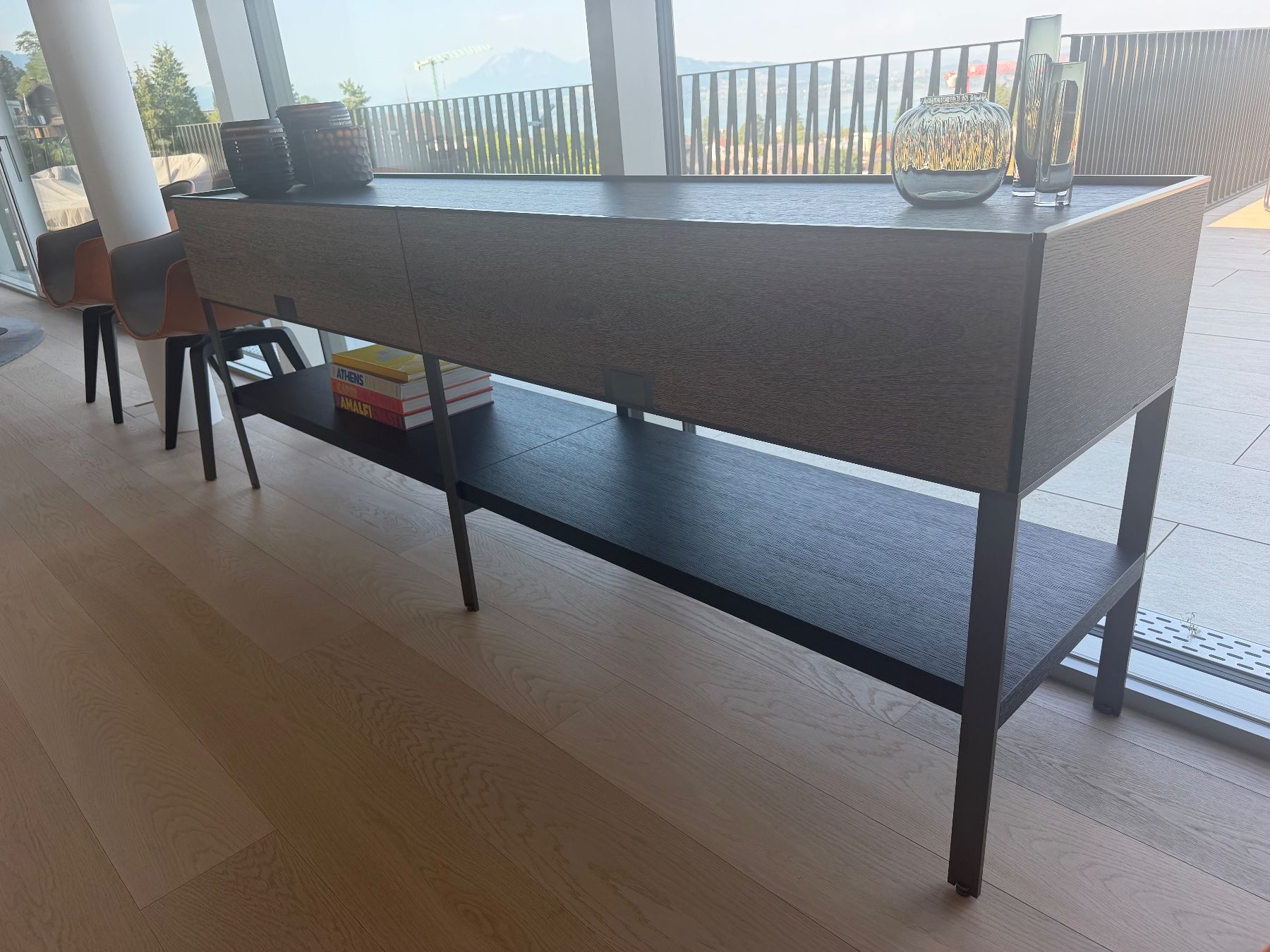 Console: Sideboard/ Konsole ERACLE von MAXALTO, Eiche und Sucupira – Usato da Zug venduto da ker_y92n 4