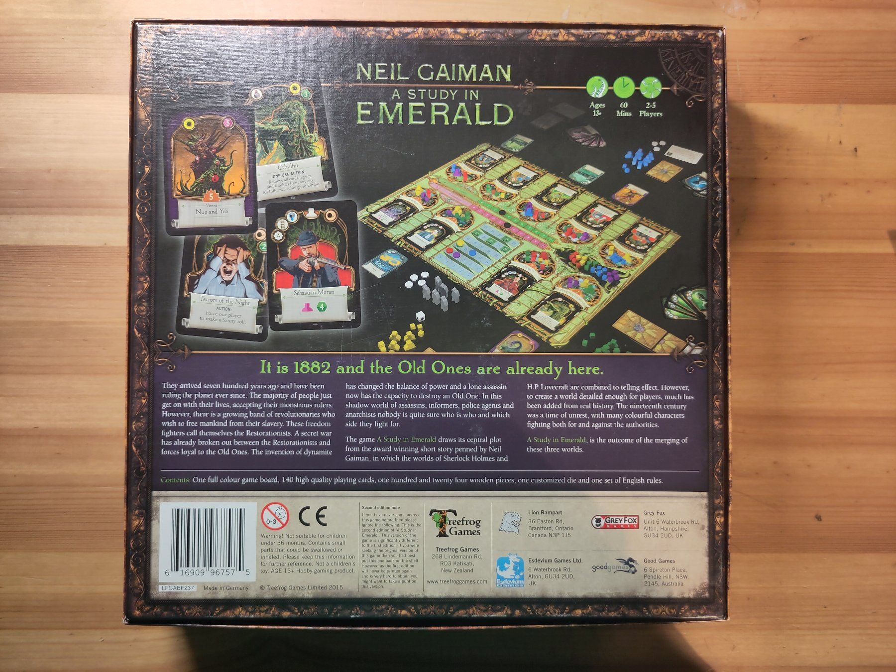 Spiele: Neil Gaiman's A Study in Emerald – Gebraucht aus Zürich von fro_7x7z 2