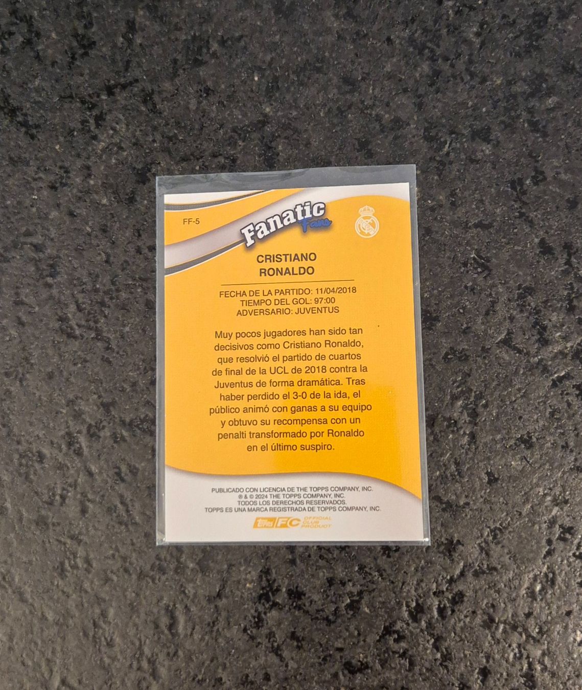 Topps Carte collezionabili: Cristiano Ronaldo - Real Madrid - Topps – Nuovo (secondo la descrizione) da Burg AG venduto da Danoe 1