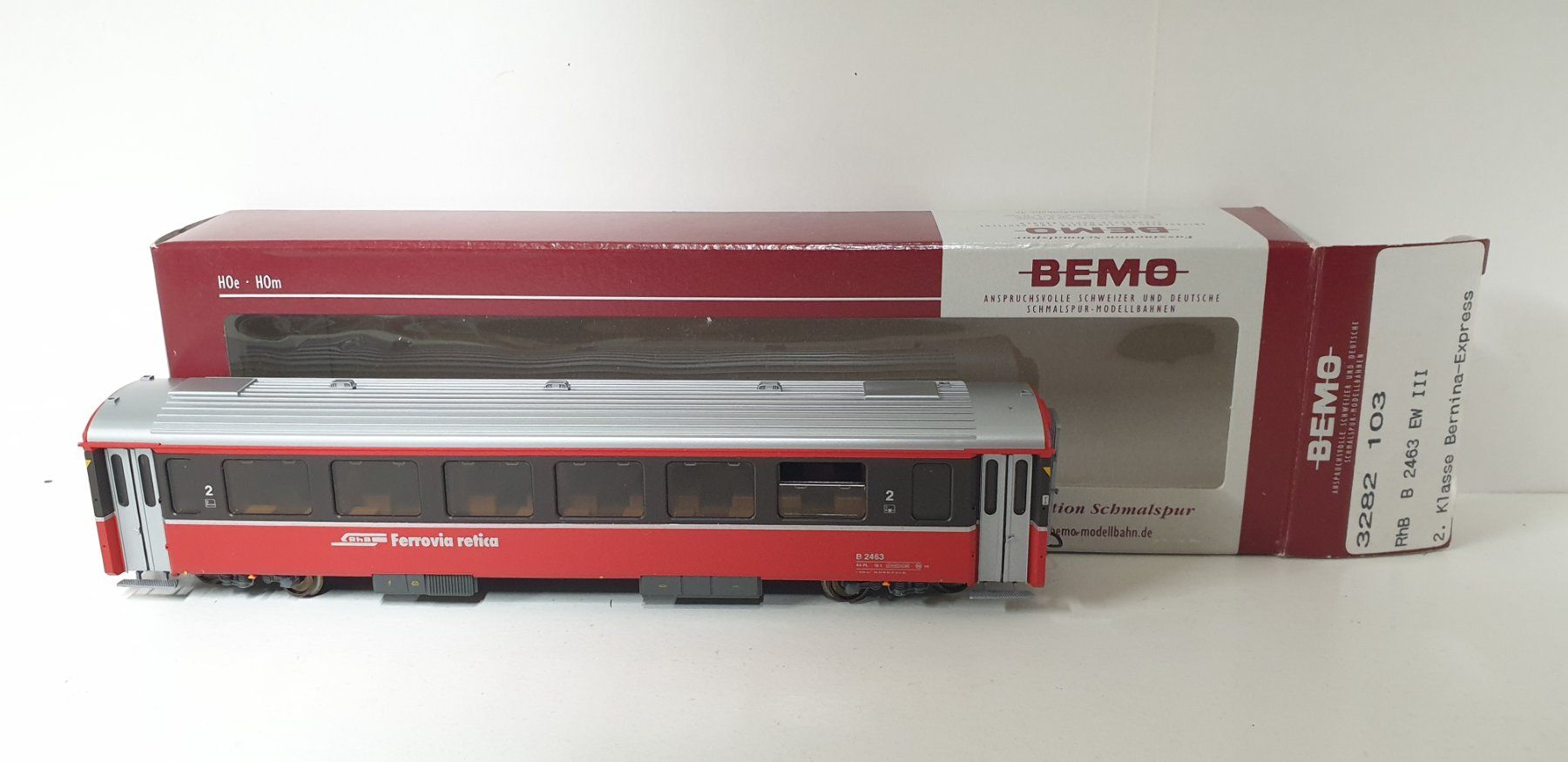 Bemo Modellini di ferrovie: Bemo RhB Bernina Express EW III  3282 103 – Nuovo (secondo la descrizione) da Geroldswil venduto da TopTrain54 4