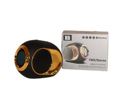 X6 Bluetooth 5.0 Lautsprecher TWS drahtloser wasserdichter