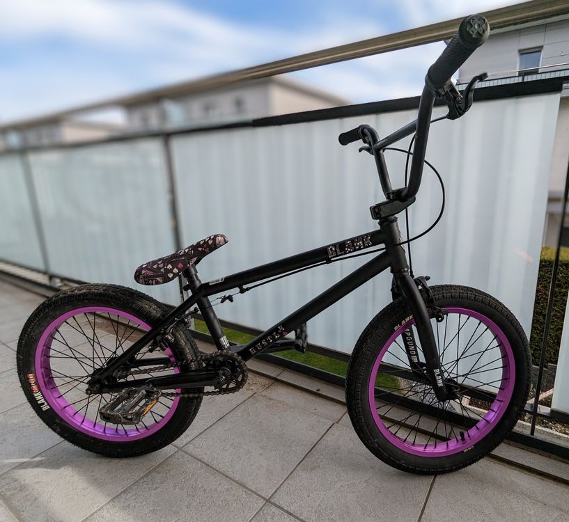 blank hustla 18 inch bmx