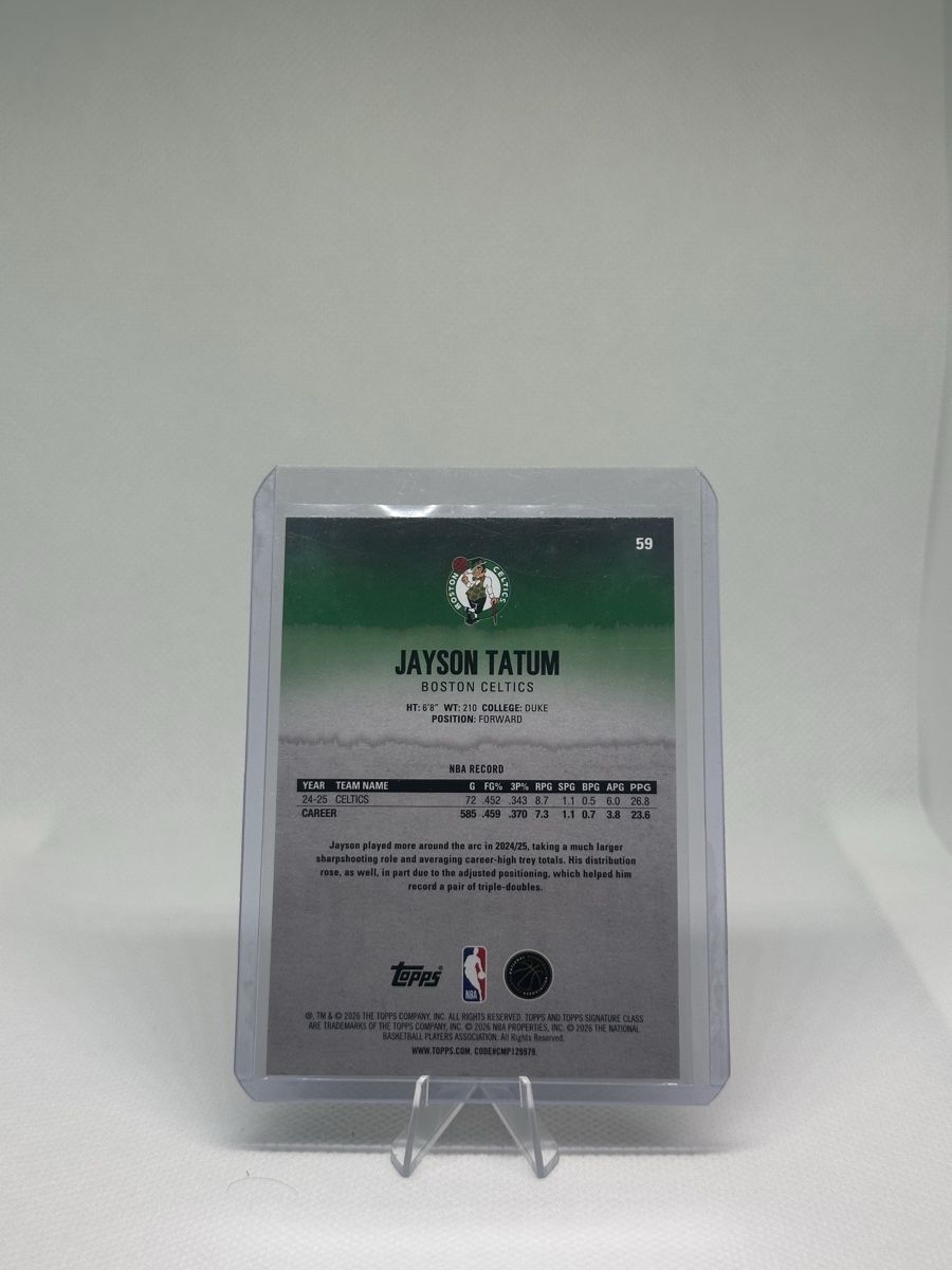 Topps Carte collezionabili: Topps Signature Class - Jayson Tatum Orange / Blue Parallel – Nuovo (secondo la descrizione) da Reichenburg venduto da dialedincards 1