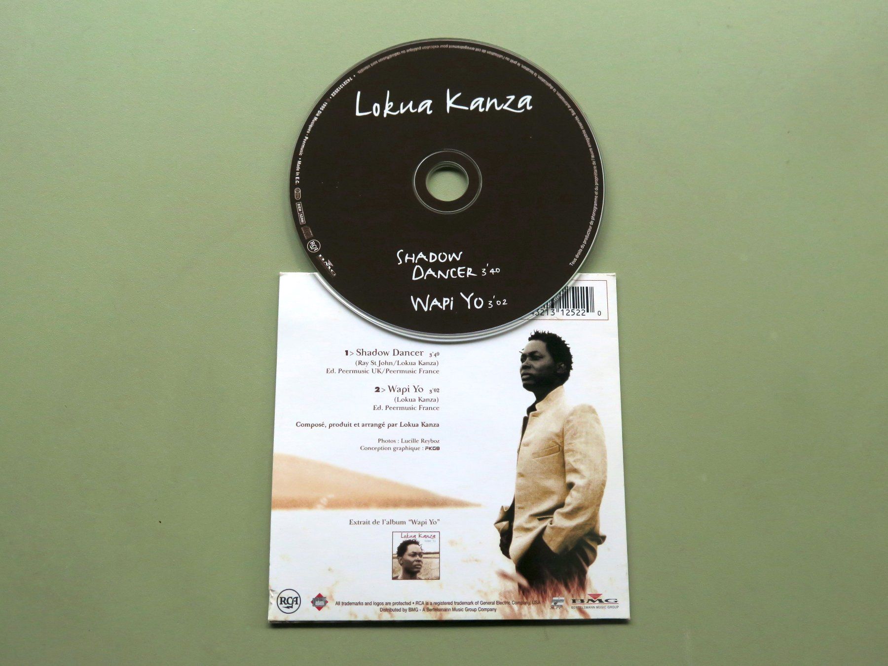 CD: CD-S LOKUA KANZA: Shadow dancer, 1995, 2 tracks – Usato da Bern venduto da Balzamico 1