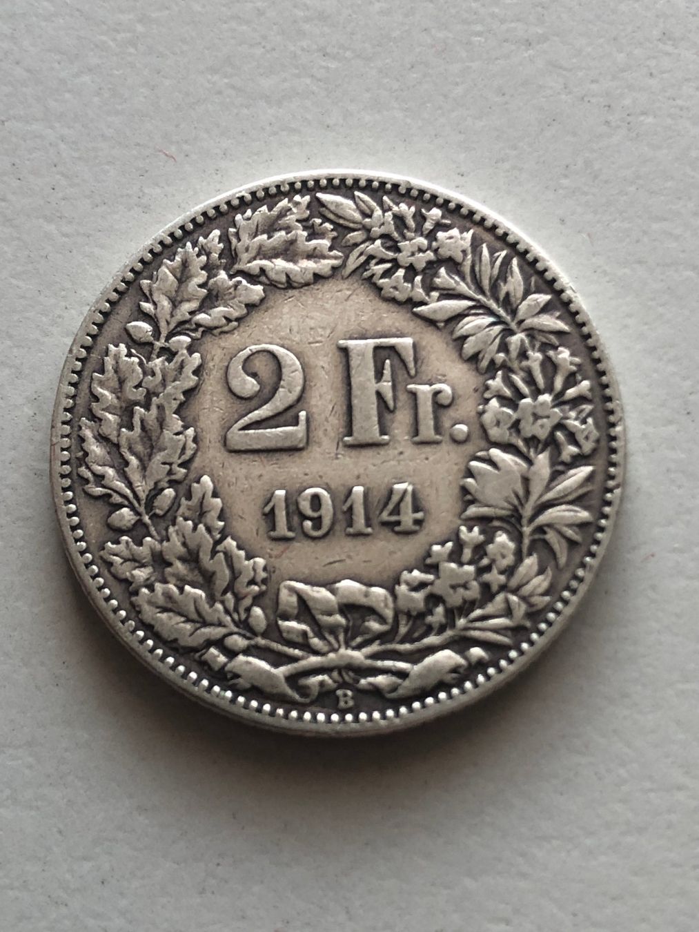 Tutti le monete: 2 Fr. 1914 – Usato da Schötz venduto da Odpa