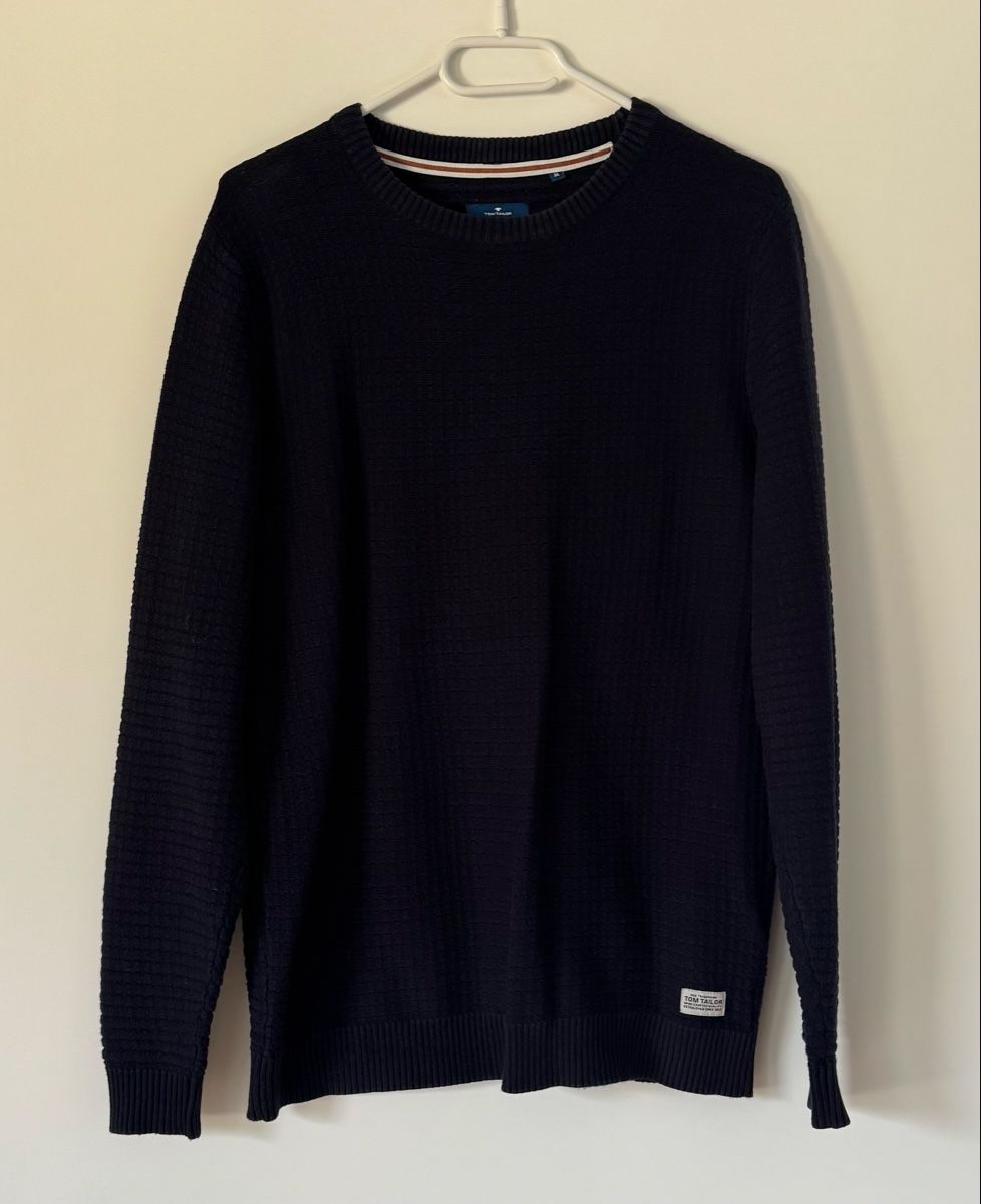 Tom Tailor Maglioni & Felpe: Tom Tailor Herren Strickpullover, Dunkelblau, Gr. M – Usato da Flumenthal venduto da Krajan