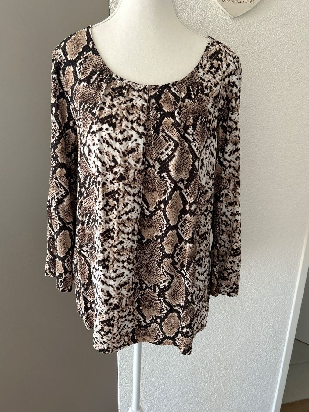 Camicette: Langarm Blusenshirt mit Muster  von bpc selection Gr. 42 – Usato da Brunnen venduto da Nala2929