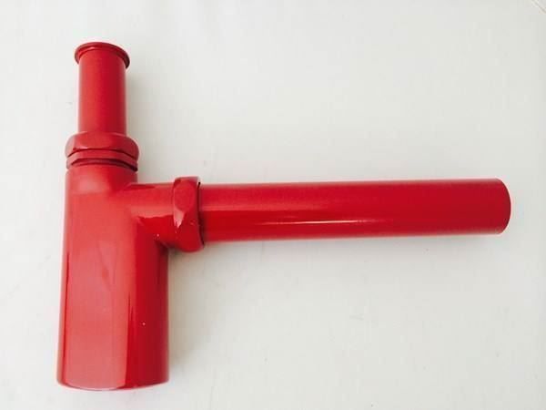 Spülbecken & Waschbecken: Waschtisch- Siphon ! speziell ! rot !! – Neu (gemäss Beschreibung) aus Brügg BE von rutschimedizin