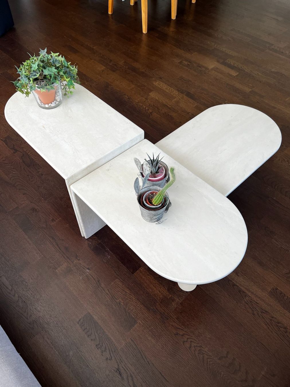 Tavoli: 2 moderne Couchtische aus Stein / Marmoroptik – Usato da Hinterkappelen venduto da Blunschi_1 2