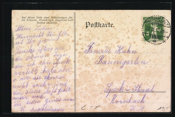 Cartes postales: Utzenstorf, Handlung A. Mühlemann, Schl – D'occasion à Berlin par bartko-reher 1