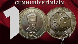 Aus der Türkei - 100. Jahrestag der Republik Türkiye 5 Lira