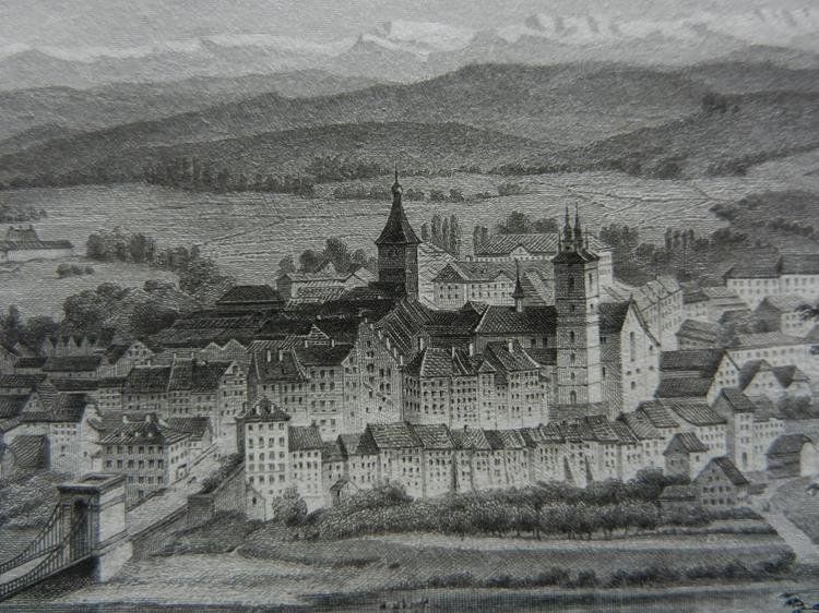 Gravures: Aarau Stahlstich – D'occasion à Risch par Rischli15 9
