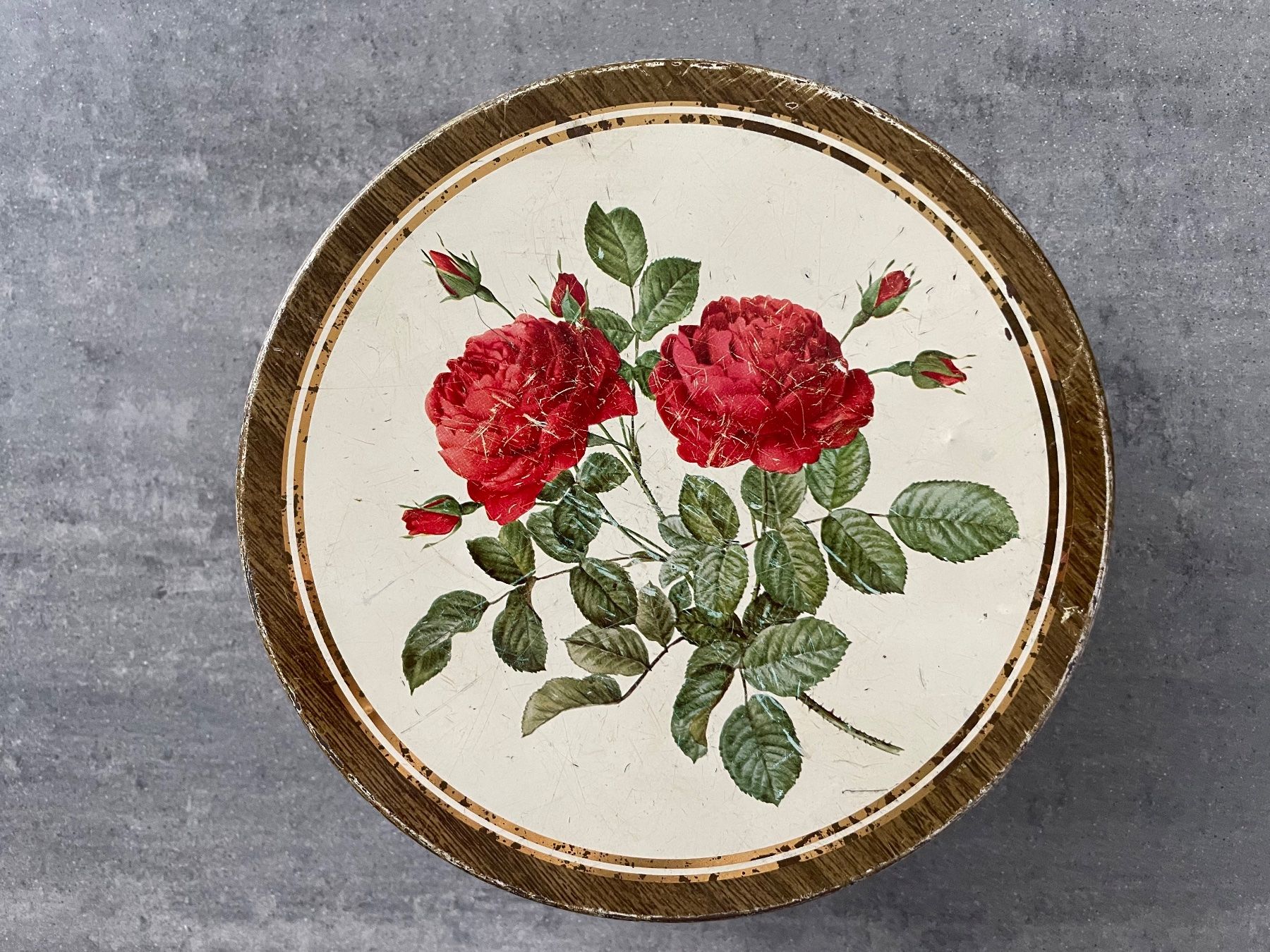 AluBox Pots: Dose rund - Hoffmann Switzerland - Rose - Gold - Vintage – D'occasion à Zürich par Alot16