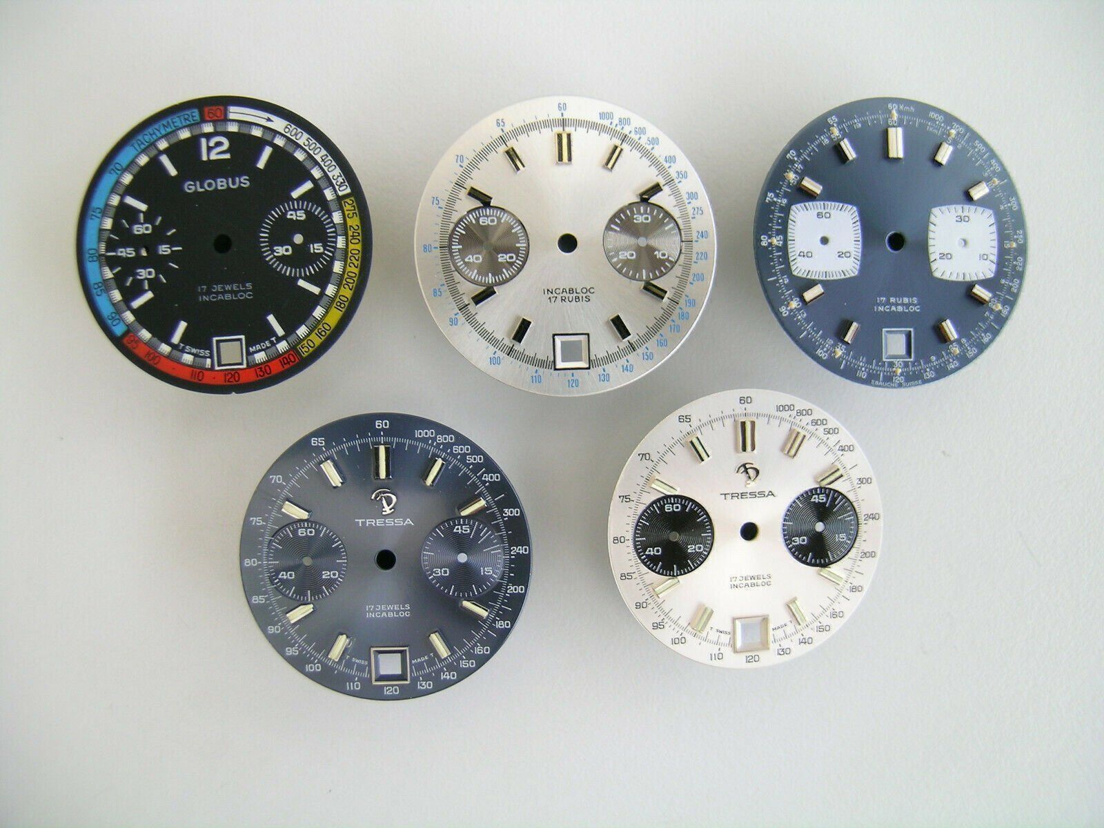 Orologi: VALJOUX 7734: -1- Zifferblatt – Nuovo (secondo la descrizione) da Grenchen venduto da esa-9162-9164