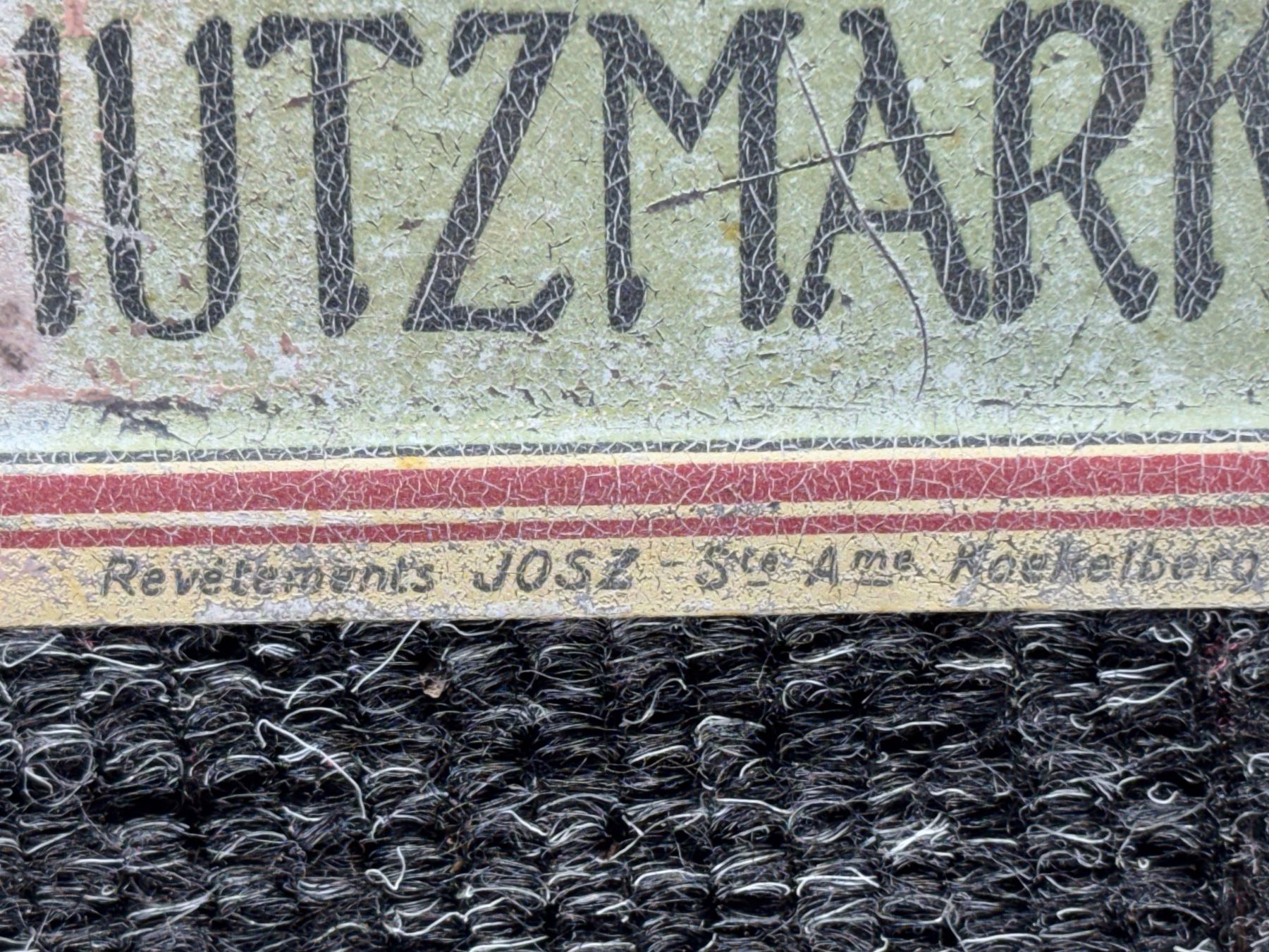 Insegne: Blechschild antik Anker Anthrazit verblasst um 1915 – Usato da Hinwil venduto da DaniBachman 2