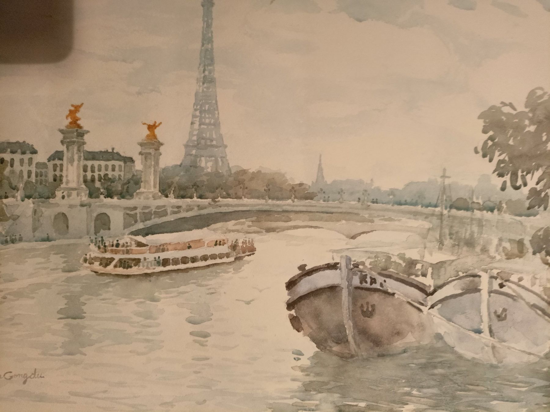 Lavagne: imprimè tableau  paris  61/51 – Usato da GENEVE venduto da goldforall 6