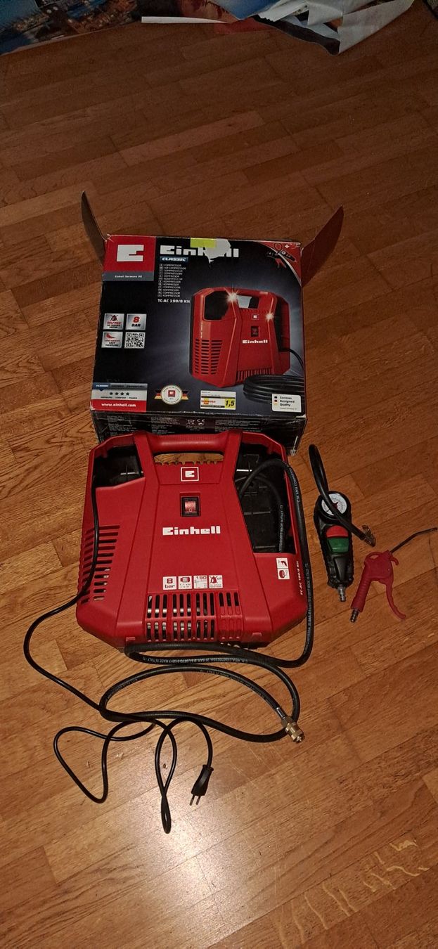 Einhell Compressori: Einhell TC-AC 190/8 Kit Kompressor, komplett! – Usato da Spiez venduto da dd7_5pz8 1