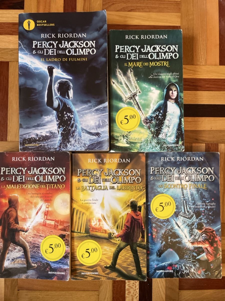 Bücher: Percy Jackson libri – Gebraucht aus Taverne von shalidar 1