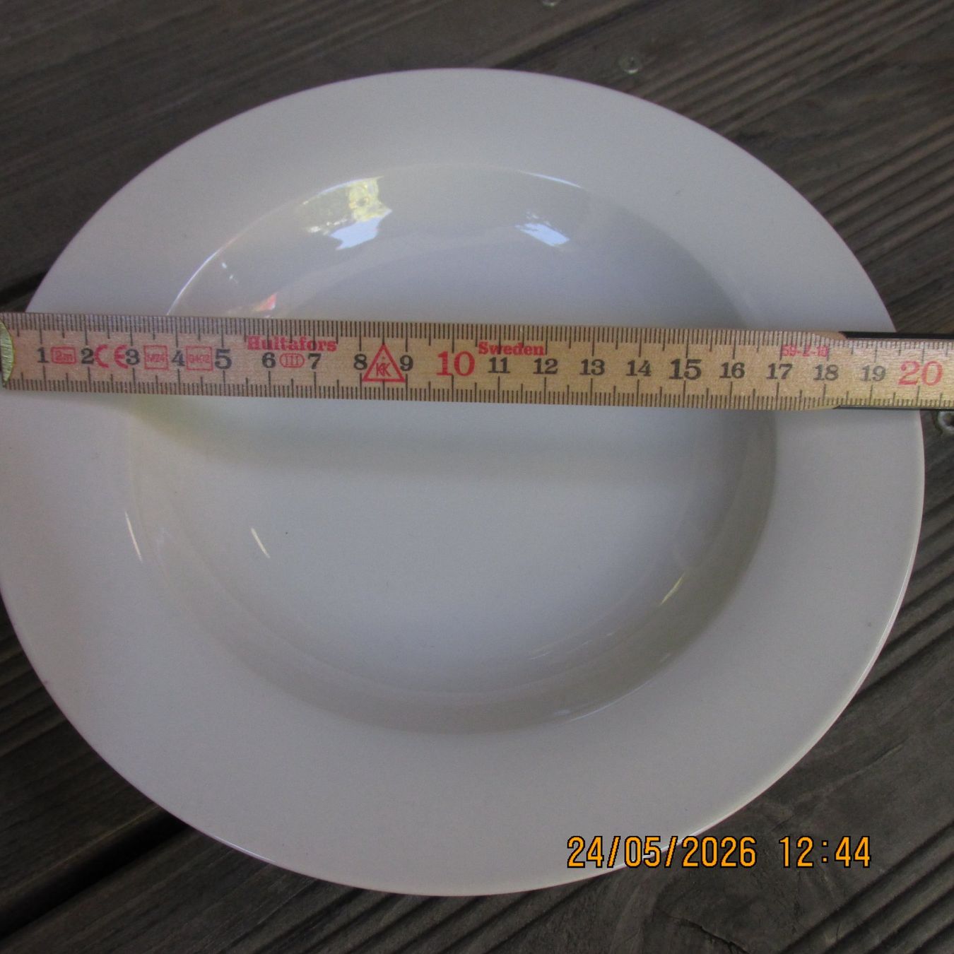 Piatti: 6 Suppenteller, Pastateller, weiss, Durchmesser 20cm – Usato da Galgenen venduto da Forflowers 1