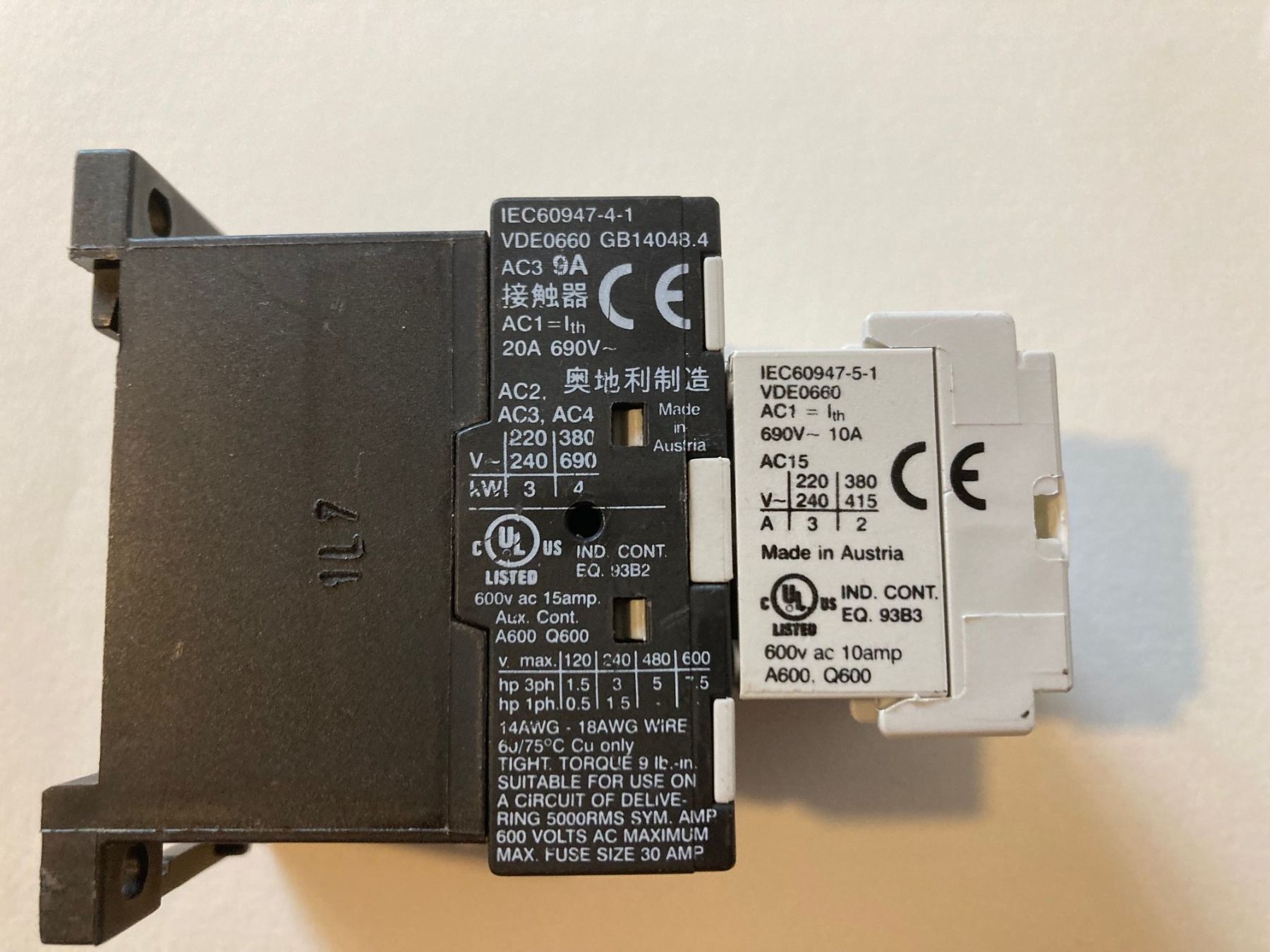 Componenti elettronici: Benedikt & Jäger | Schütz  K1-09D10 – Usato da Staufen venduto da kugellagerverkauf 2
