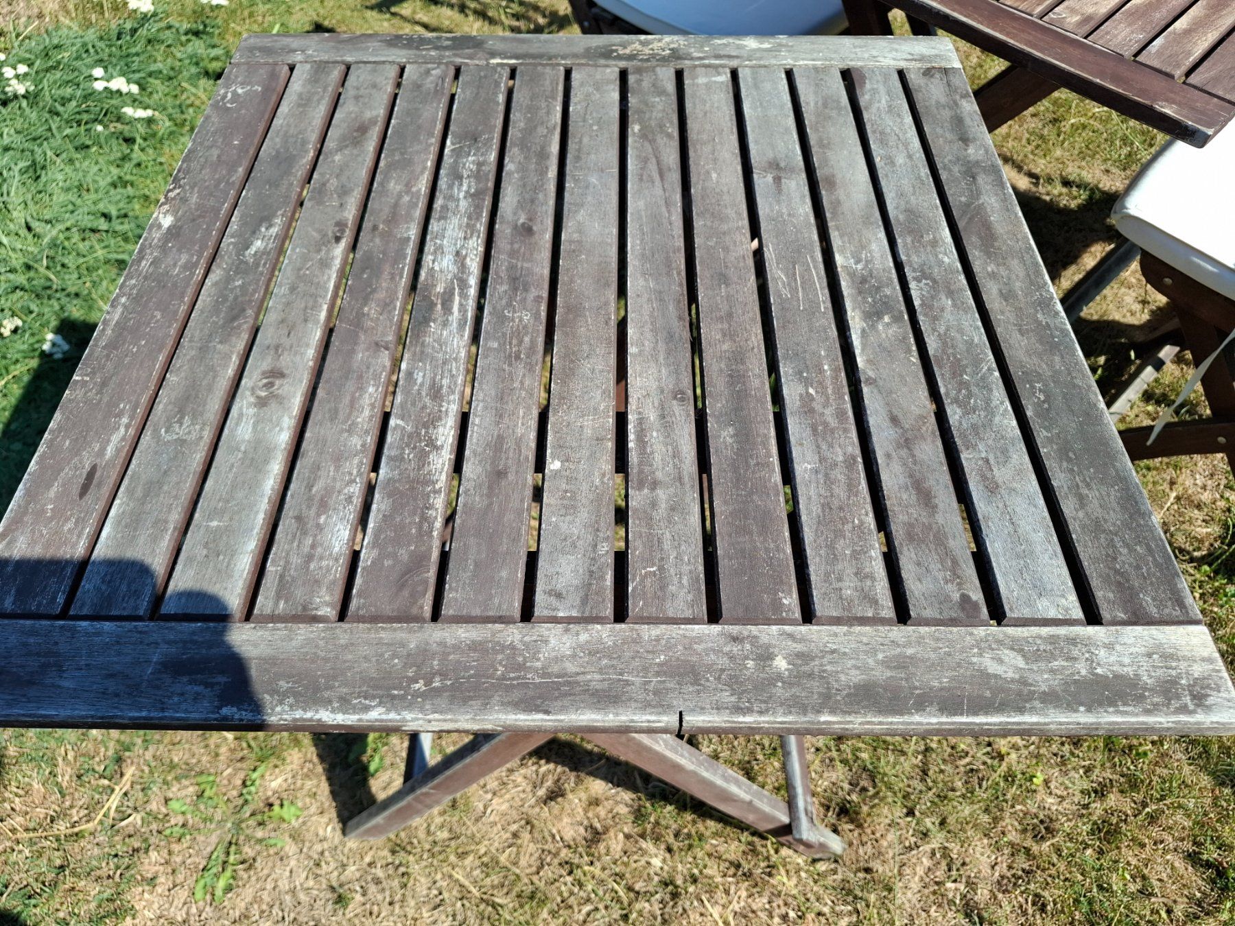 Ikea Set de table et chaises: Gartentisch und Stühle Holz klappbar gebraucht – D'occasion à Bätterkinden par Irma78 5