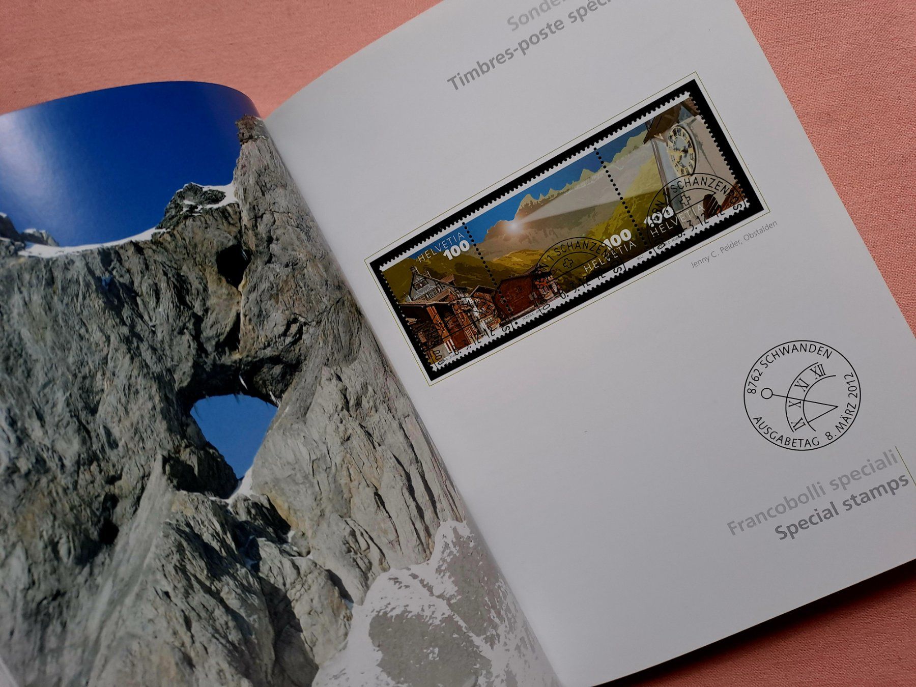 Tutti i francobolli: Original Jahrbuch Briefmarken CH Post 2012 Halbmondstempel – Nuovo (secondo la descrizione) da Ostermundigen venduto da pedru8 6