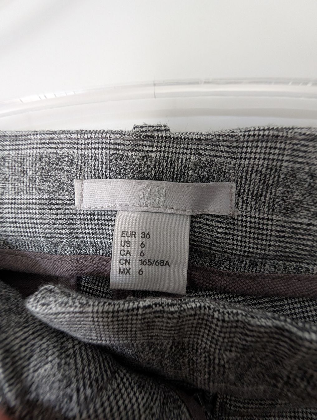 H&M Hosen: H&M Hose, Grau Kariert, Gr. 36, Top Zustand – Neu (gemäss Beschreibung) aus Zürich von Romy_1011 2