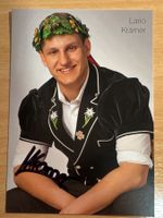 Autogrammkarte Lario Kramer, Schwinger, signiert