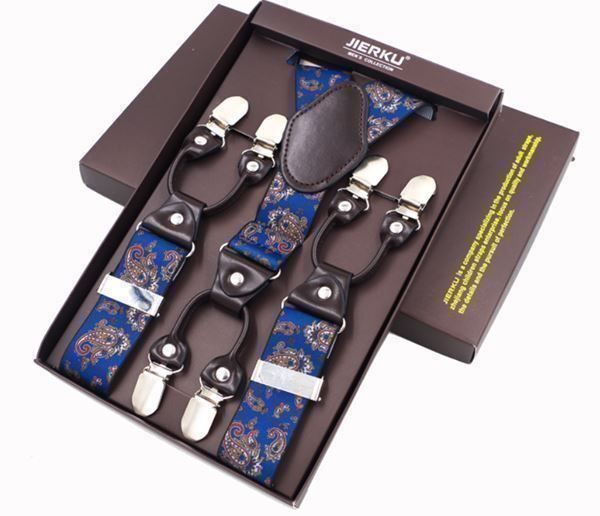 Sonstige Kleidung & Accessoires: Hosenträger Y-Form mit 6 Clips. Barock Style! – Neu und originalverpackt aus Burgdorf von XJ6