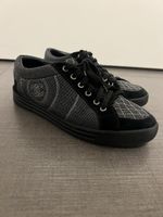 Chanel Trainers Sneakers Shoes Black/Grey, Size 40