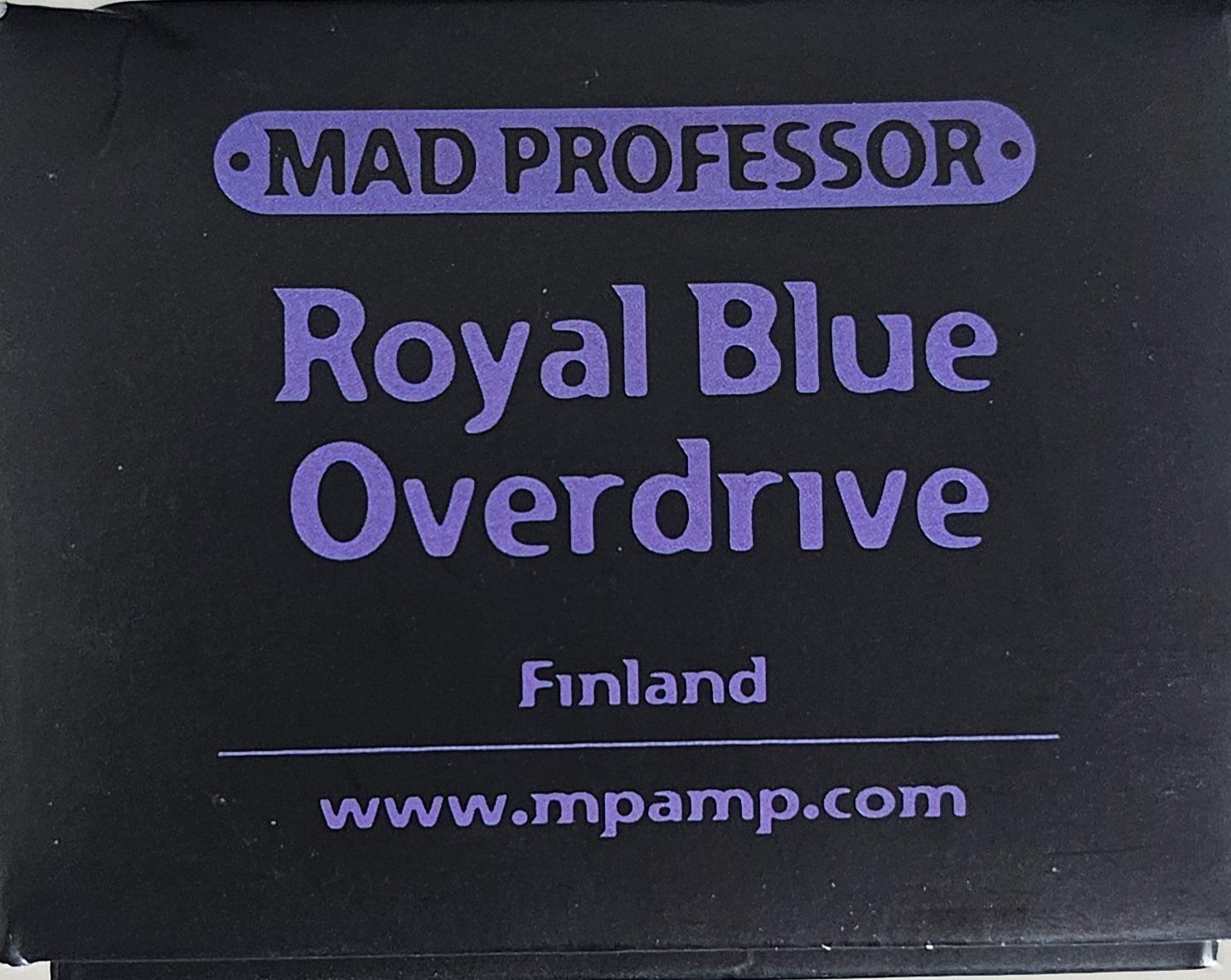 Strumenti musicali: Mad Professor Royal blue overdrive – Usato da lausanne venduto da desertbg 2