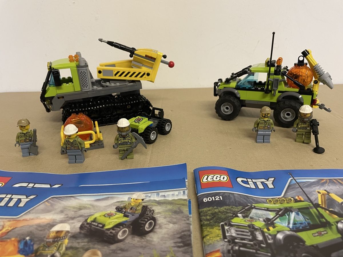 Lego Baukästen: Lego City Vulkan 60121 + 60122 Vulcans – Gebraucht aus Möriken AG von Peka01 1