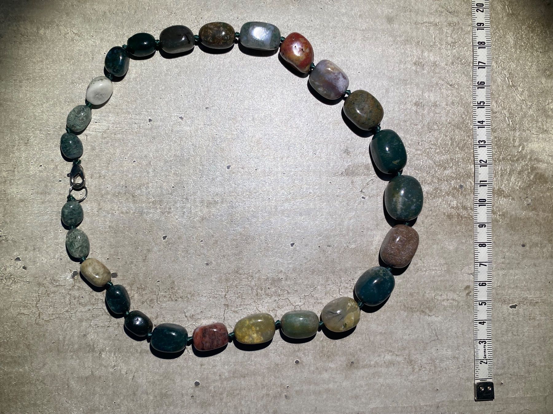 Ketten: Edelstein Halskette - multicolor Jade – Neu und originalverpackt aus Laax GR von krippenfiguren-laax 4
