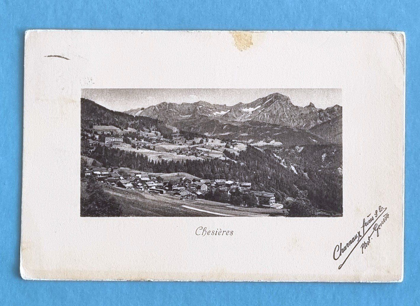 Cartes postales: Chessieres - Vue generale - 1911 – D'occasion à Rothrist par RROENK