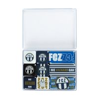 FCZ Magnet 9er Set Fan Fussball Geschenk Sammeln Kühlschrank