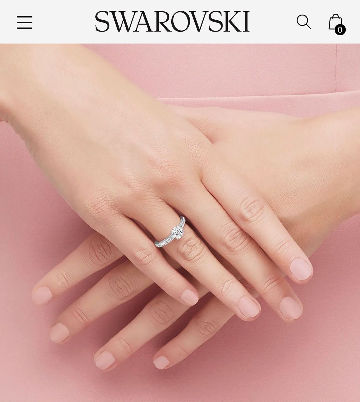 Swarovski Ringe: SWAROVSKI Attract RING SIZE 52 NEU – Neu und originalverpackt aus Winkel von Luxtime 1
