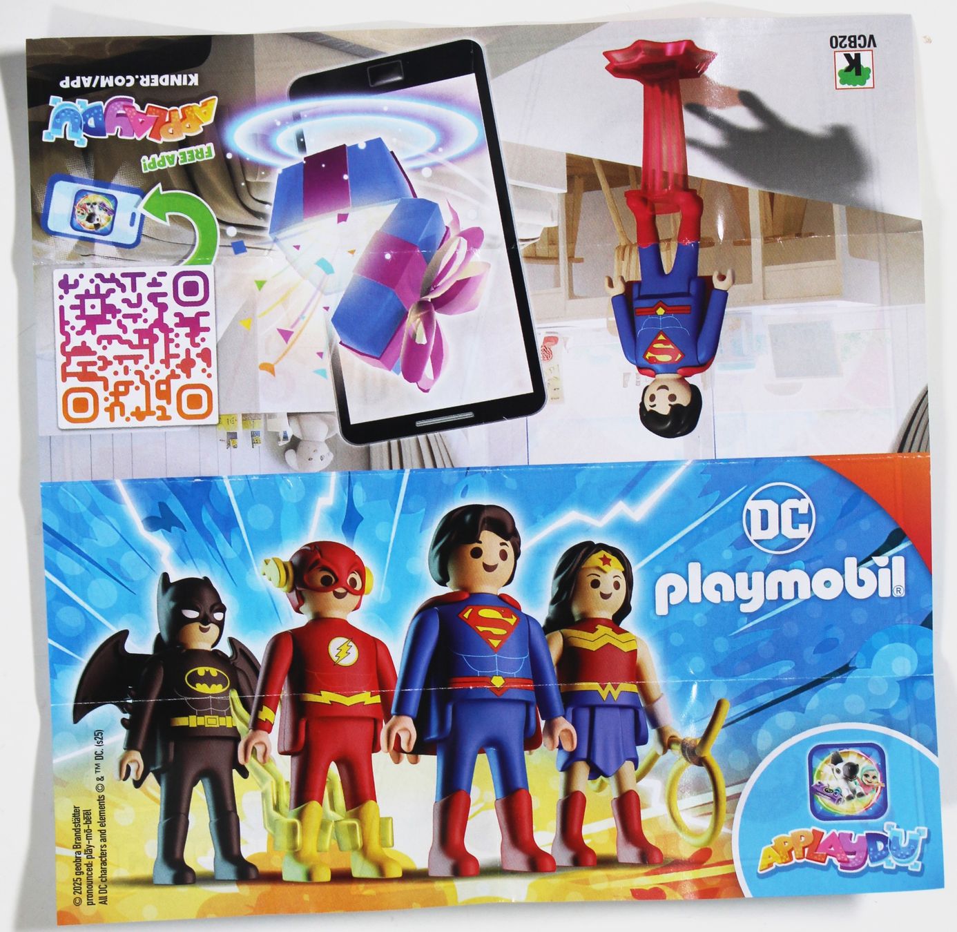 ÜEI PLAYMOBIL DC SUPERHELDEN SUPERMAN Seltene Maxi Figur (Neu (gemäss ...