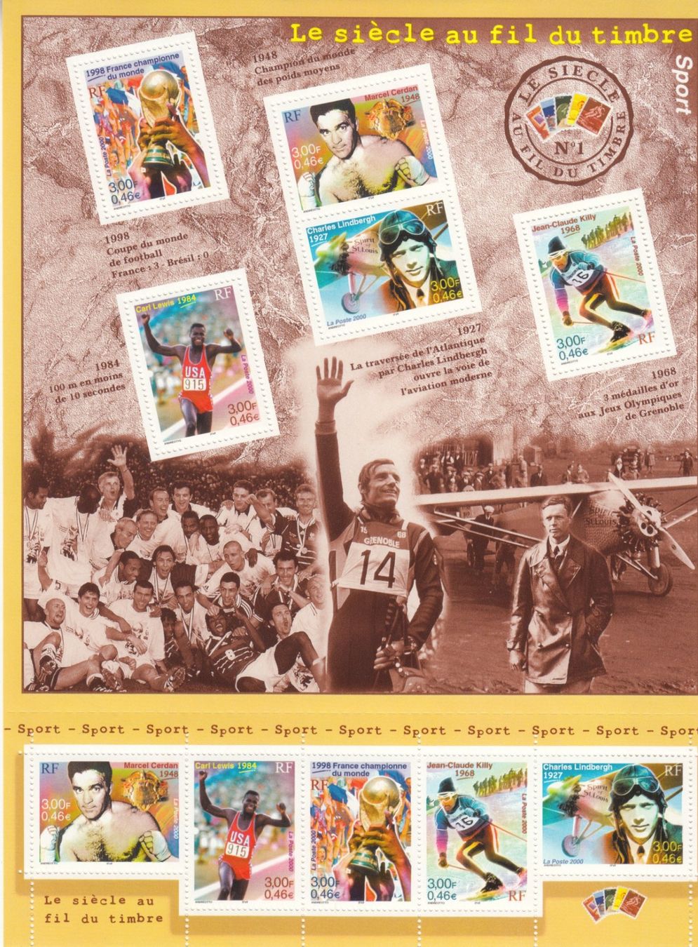 Tous les timbres: Frankreich 2000 postfrisch – D'occasion à Bürglen TG par StampGraf 1