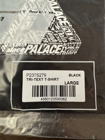 New! Palace Tre-Text T-Shirt L