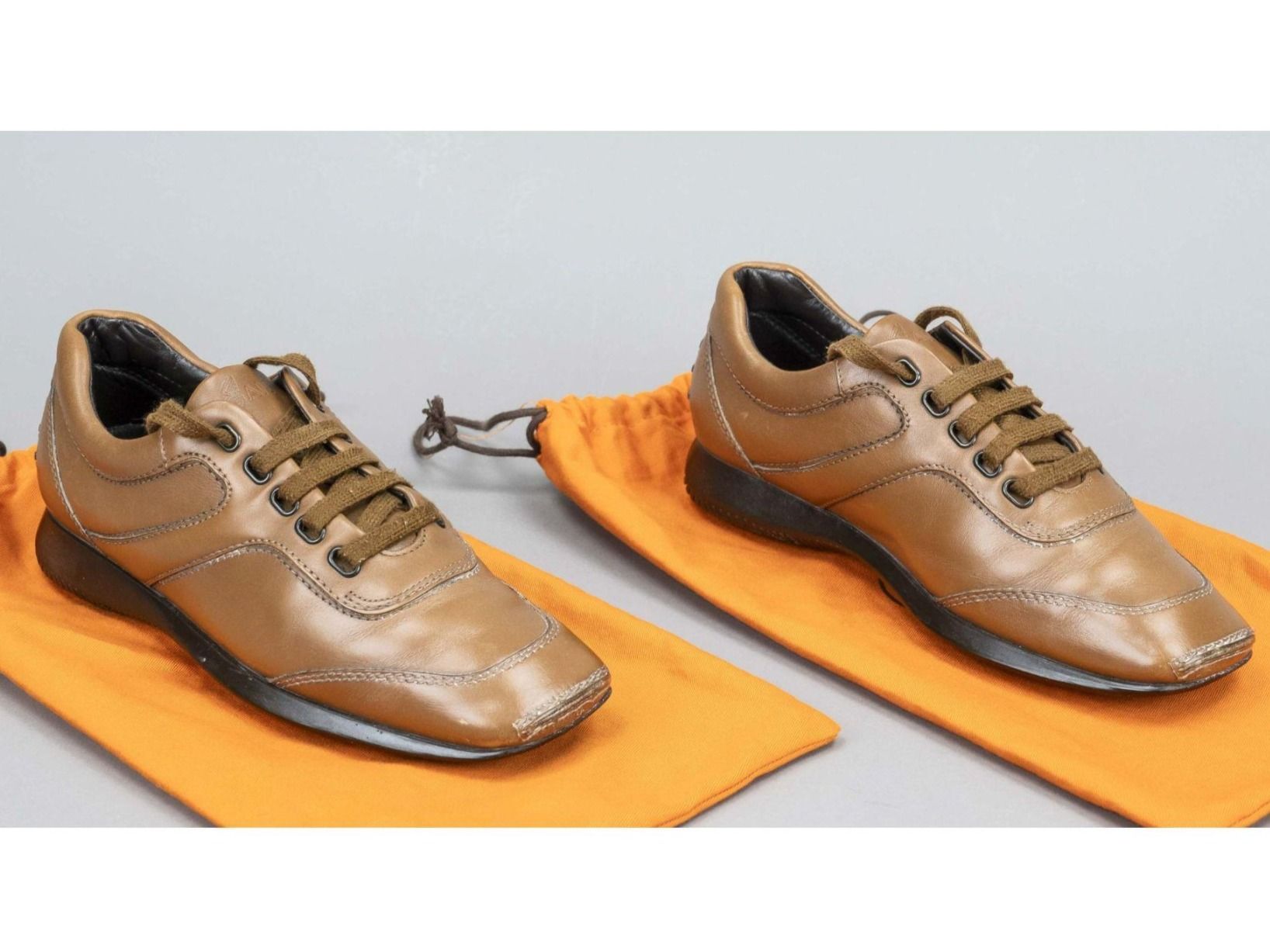 Hogan Scarpe da donna: HOGAN SHOES, COGNAC Leather – Usato da Morges venduto da 4WLS 1