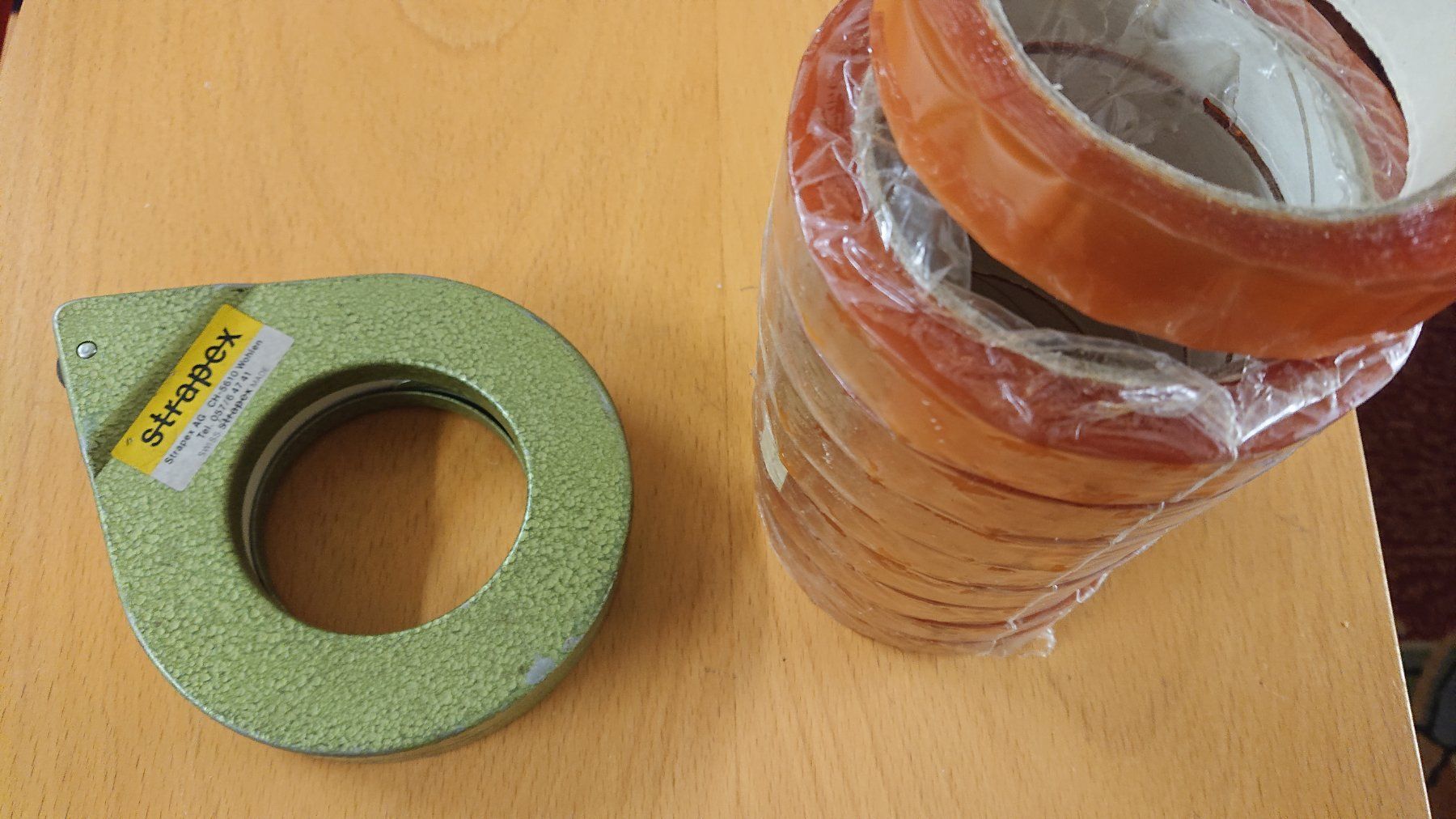 Strapex Bindegeräte: Handabroller für Klebeband Strapex 2cm – Gebraucht aus Reinach BL von Hampe45