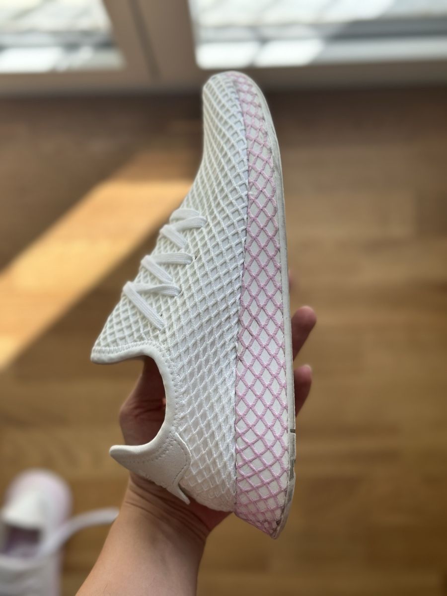 Scarpe da uomo: Adidas Damenschuhe Weiss-Rosa – Nuovo (secondo la descrizione) da Basel venduto da FatmaCan52 8
