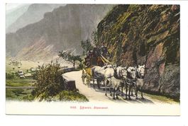 CH-Alpenpost ob Innertkirchen BE Grimselstrasse Postkutsche