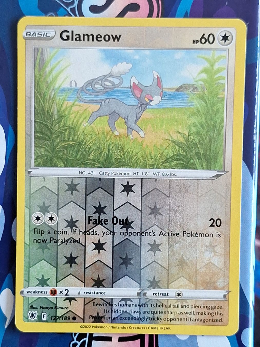 Pokémon Carte collezionabili: Glameow - Reverse Holo Astral Radiance - #2Ord – Usato da Altstätten SG venduto da GGsGameshop