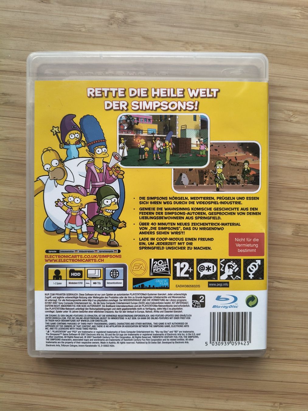 Spiele: Die Simpsons - Das Spiel (PS 3) – Gebraucht aus Riedholz von ste_96cd 1